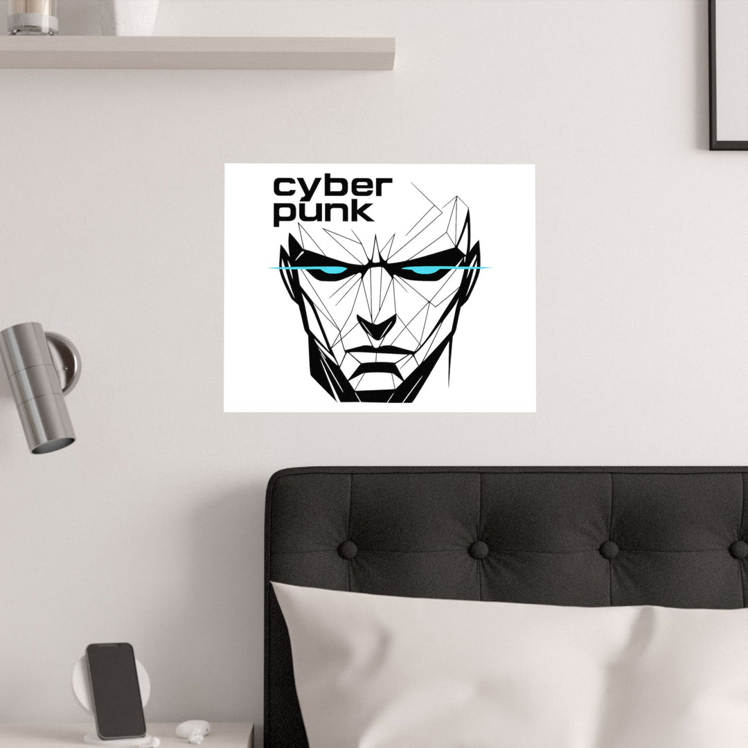 Cyberpunk Satin Posters - Edgy Wall Art, Modern Home Decor, Unique Gift, Geeky Art, Sci-Fi Prints
