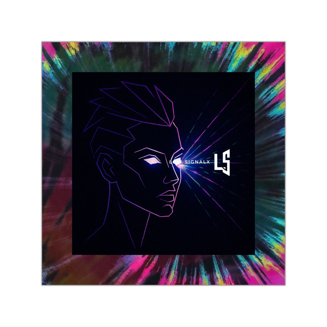 Low SignalX™ Signal Artifact — Neon Vision Sticker