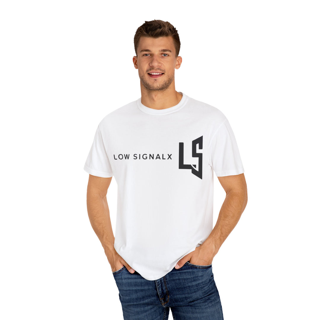 Trendy Unisex Garment-Dyed T-Shirt - LOW SIGNALX Graphic Tee