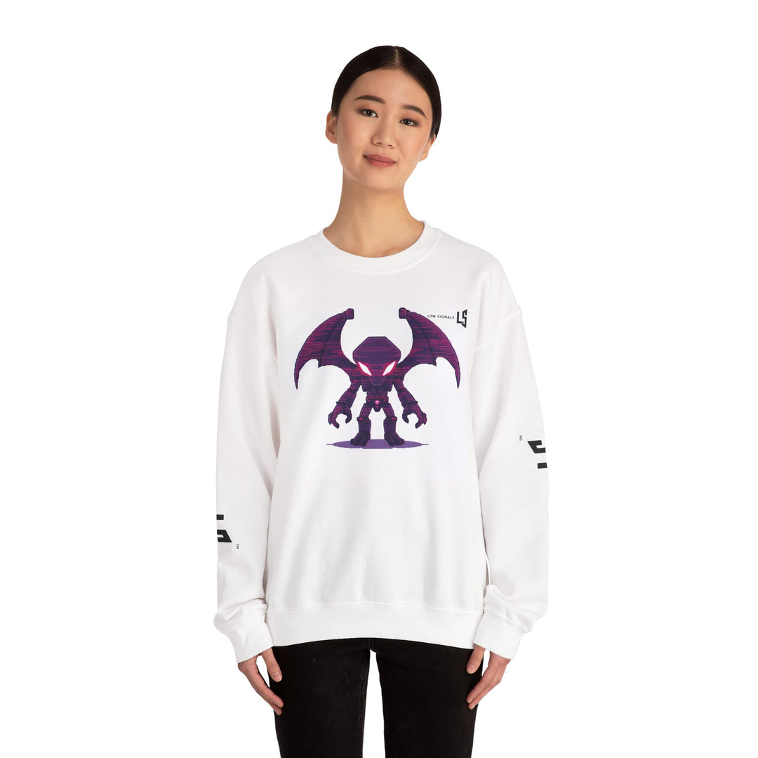 Low Signalx Unisex Graphic Sweatshirt, Cozy Streetwear, Perfect Gift for Gamers, Casual Style, Year-Round Wear, Birthday and Holidays