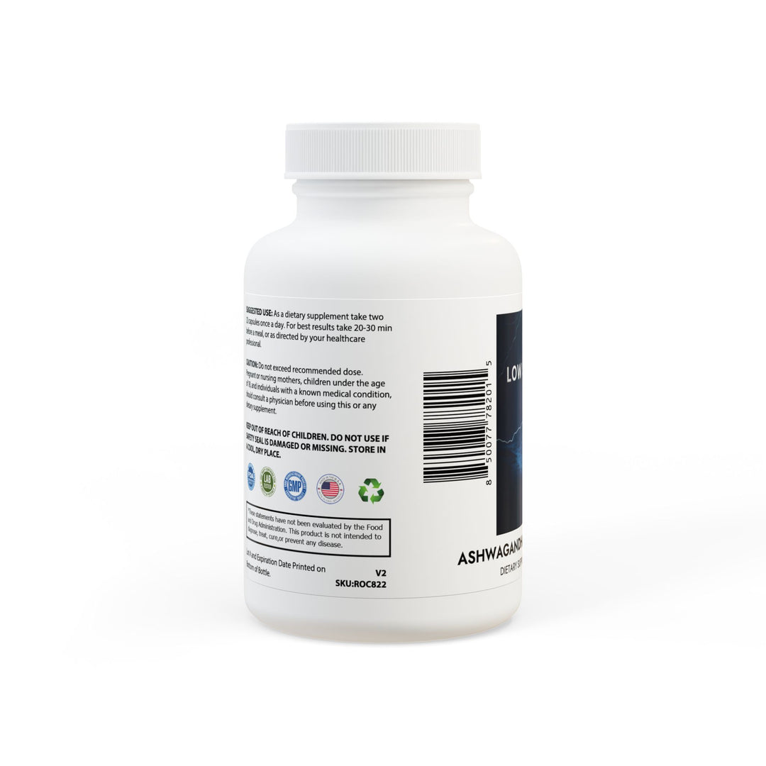 Ashwagandha and Black Pepper Supplement (60 capsules)