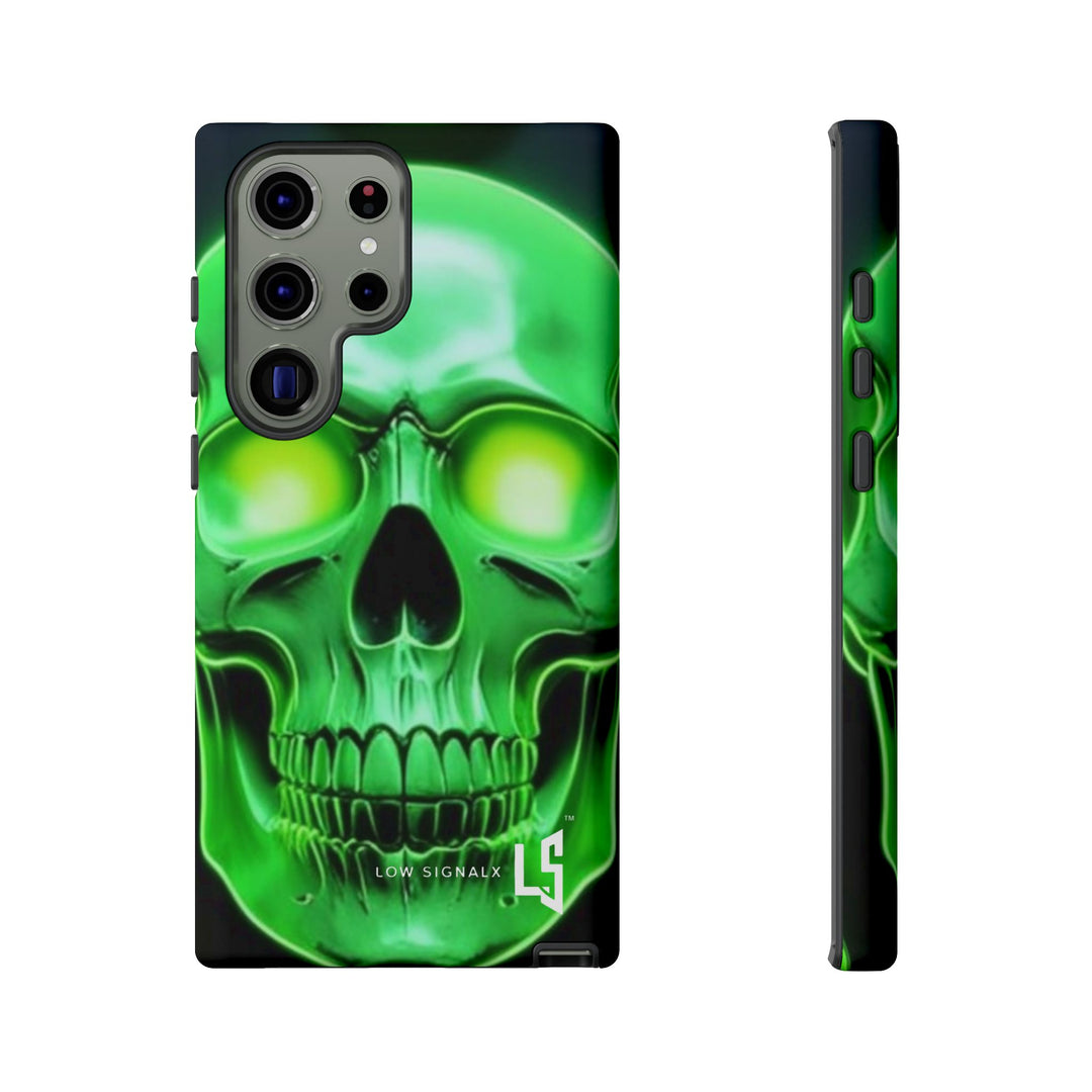 Samsung Galaxy S25 ULTRA - S10 PLUS Glow-in-the-Dark Skull Phone Case - Tough Cases for Everyday Use