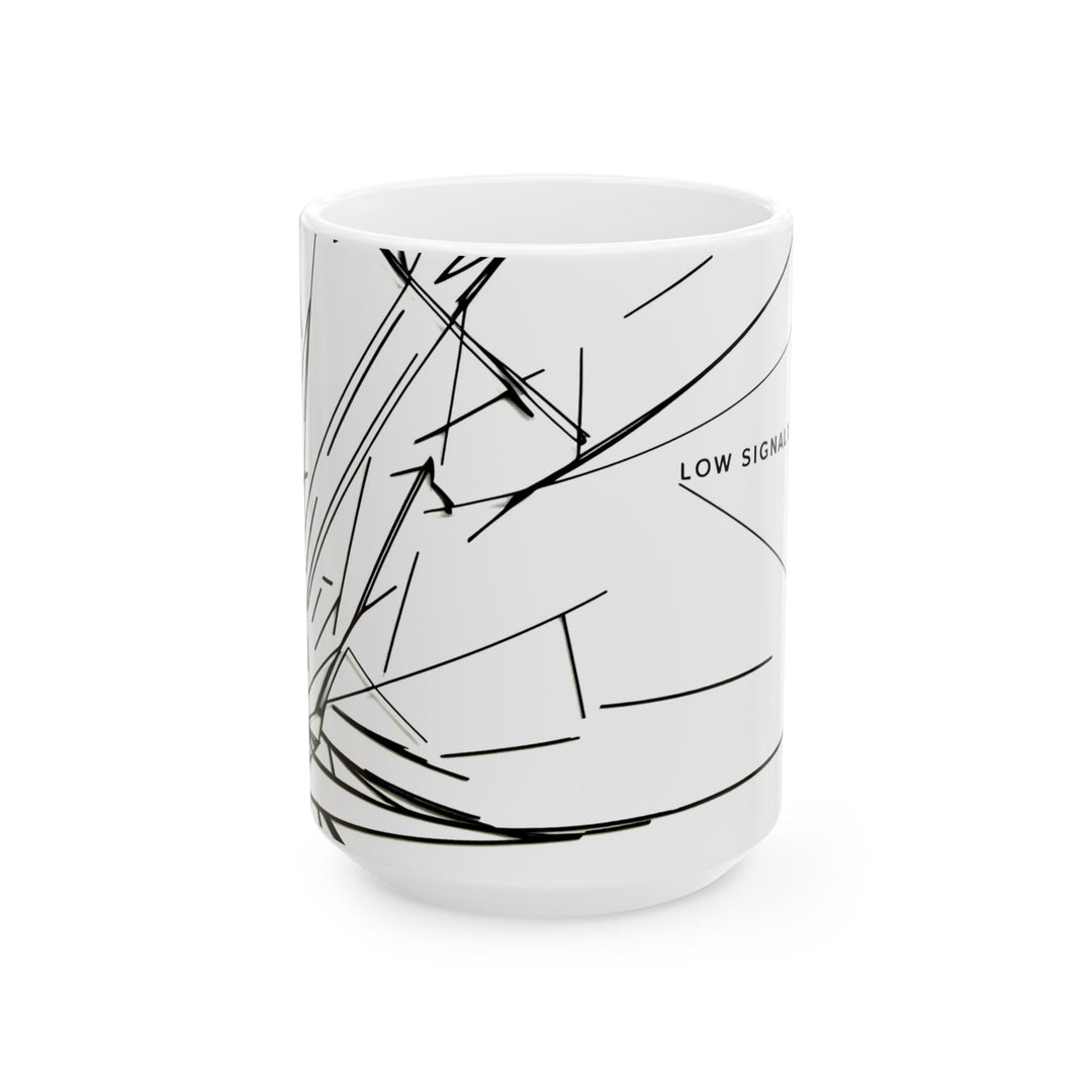 Minimalist Coffee Cup, Artistic Tea Mug, Contemporary Drinkware, Stylish Gift for Home Decor