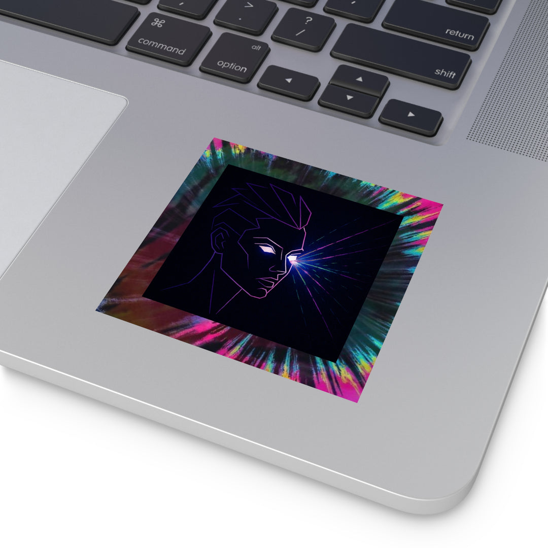 Low SignalX™ Signal Artifact — Neon Vision Sticker