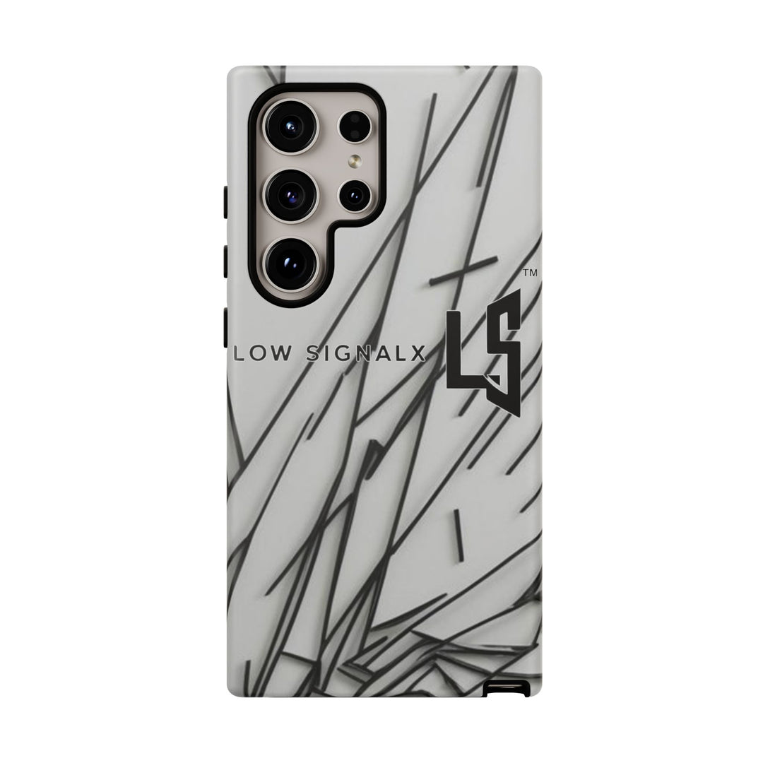 Samsung Galaxy S25 ULTRA - S10 PLUS   Stylish and Durable Phone Case with Abstract Shattered Glass Design