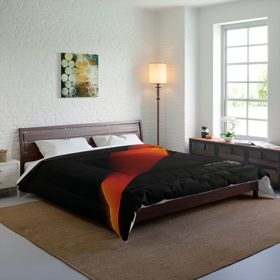 Low SignalX™ Ember Cut Comforter — Orange & Charcoal