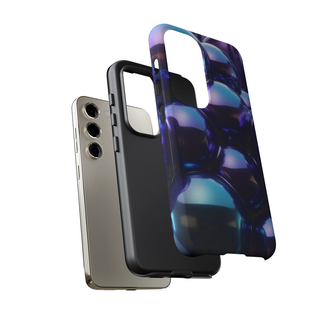 Samsung Sleek Tough Phone Case - Iridescent Bubble Design