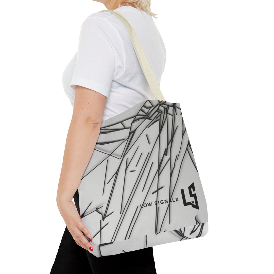 Modern Minimalist Tote Bag - Stylish Black and White Design for Everyday Use