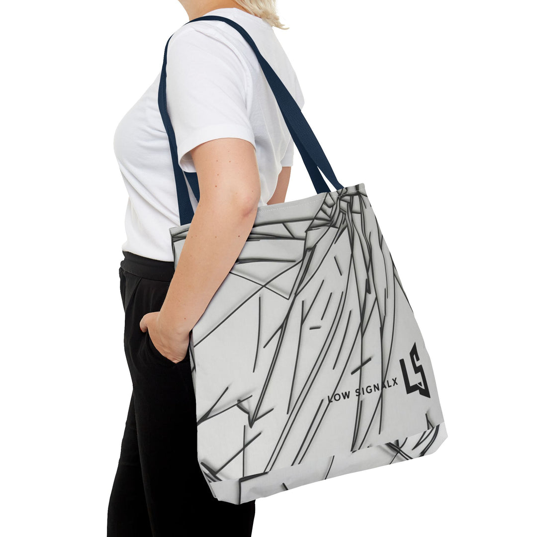 Modern Minimalist Tote Bag - Stylish Black and White Design for Everyday Use