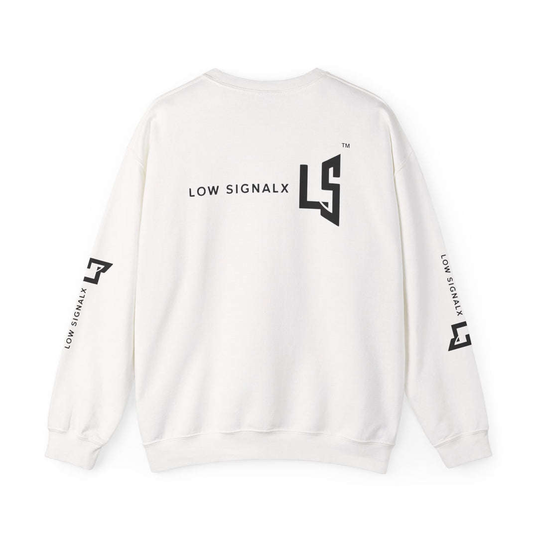 Low Signalx Unisex Graphic Sweatshirt, Cozy Streetwear, Perfect Gift for Gamers, Casual Style, Year-Round Wear, Birthday and Holidays