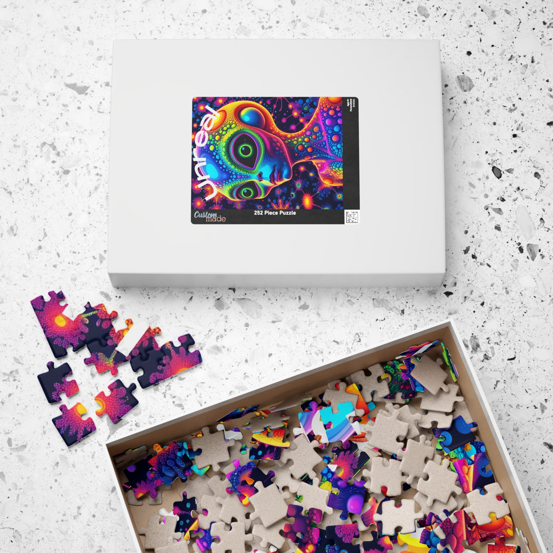 Vintage Vibe Puzzle - Obey Less Design, Unique Home Decor, Family Game Night, Gift for Adults, Stress Relief Fun, Colorful Art