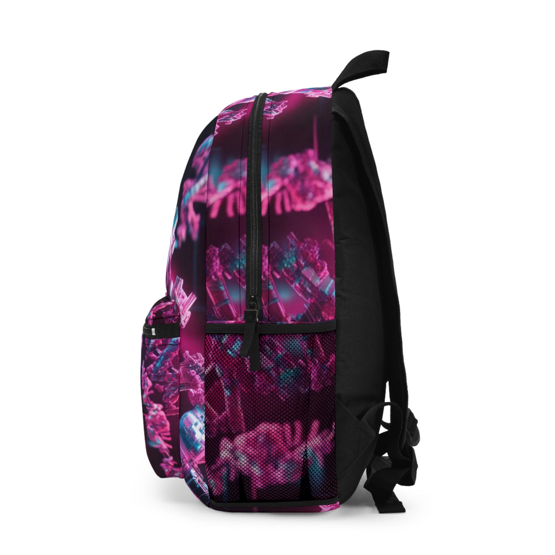 Futuristic Neon Backpack - Perfect for Students and Trendsetters