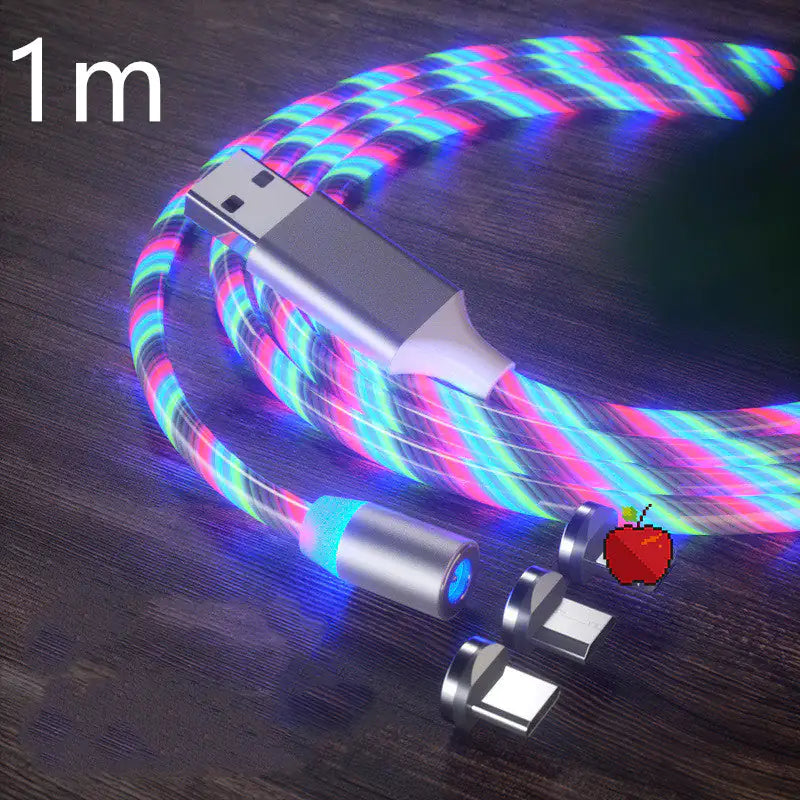 Magnetic LED Charging Cable – Safe Driving, Fast Charging