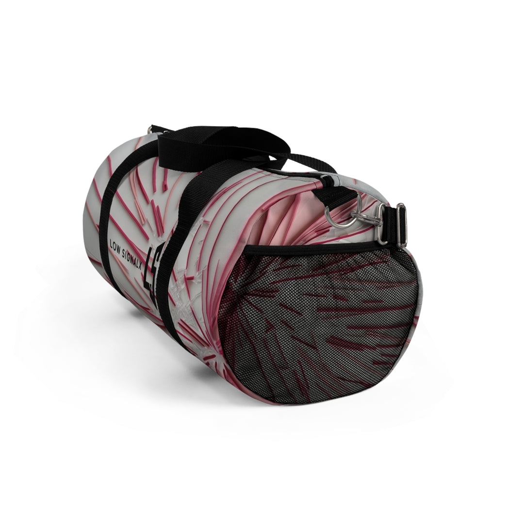 Stylish Pink Pattern Duffel Bag - Perfect for Travel & Gym