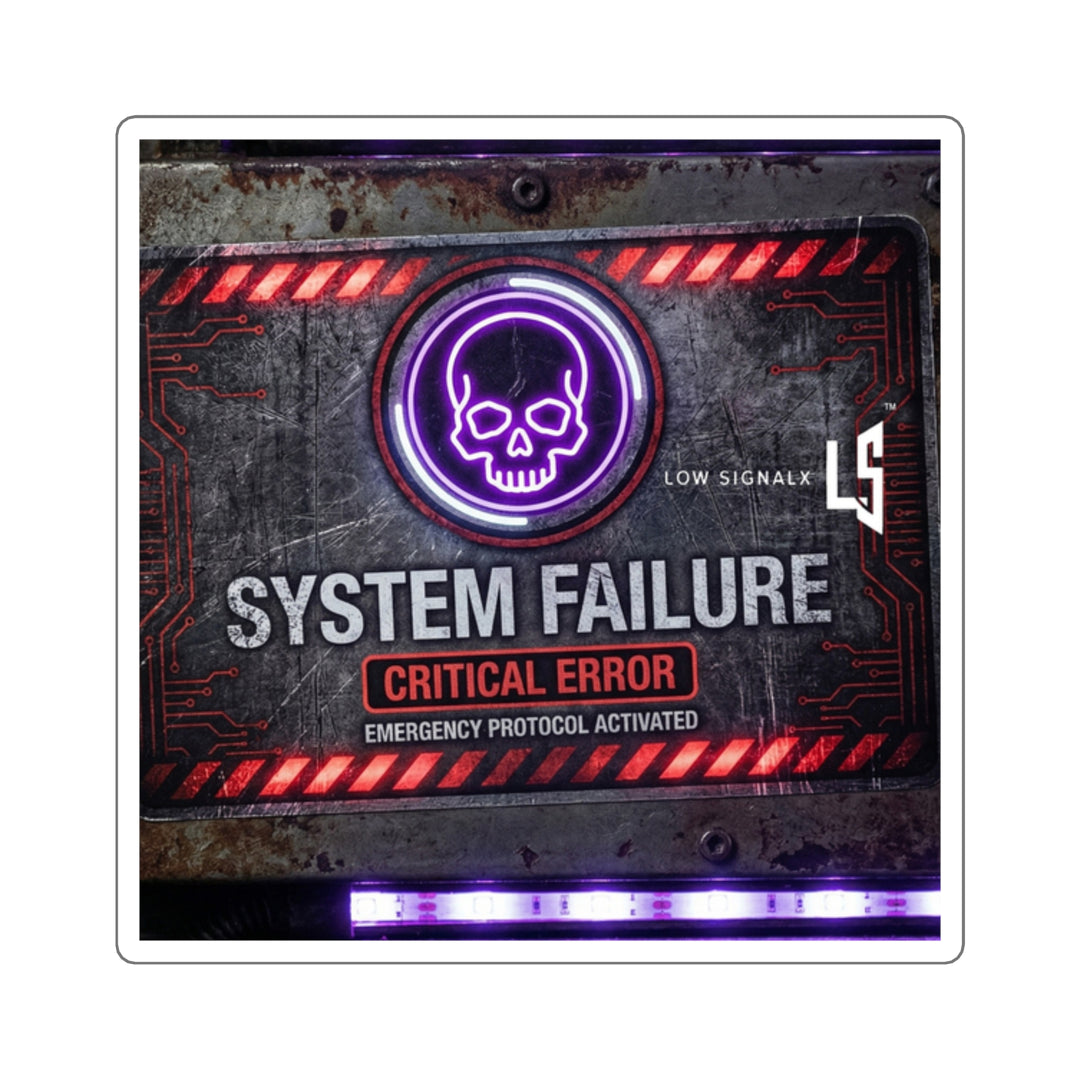 System Failure — System Failure Critical Error Tech Decal