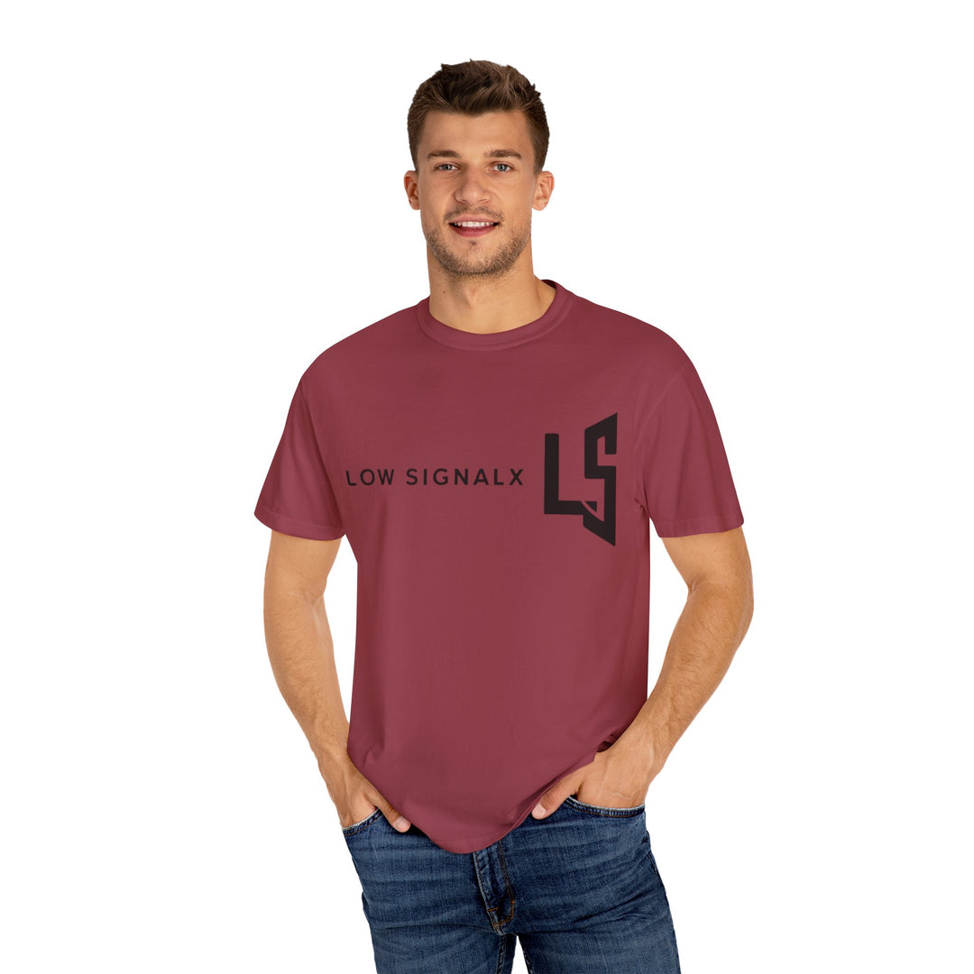 Trendy Unisex Garment-Dyed T-Shirt - LOW SIGNALX Graphic Tee