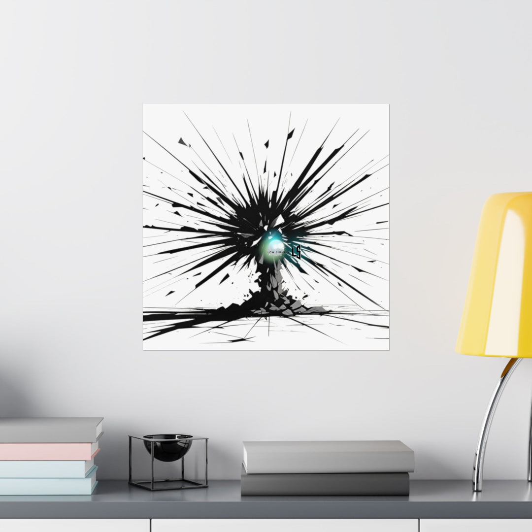 LSX-SD02 — Signal Rupture | Low SignalX Matte Poster