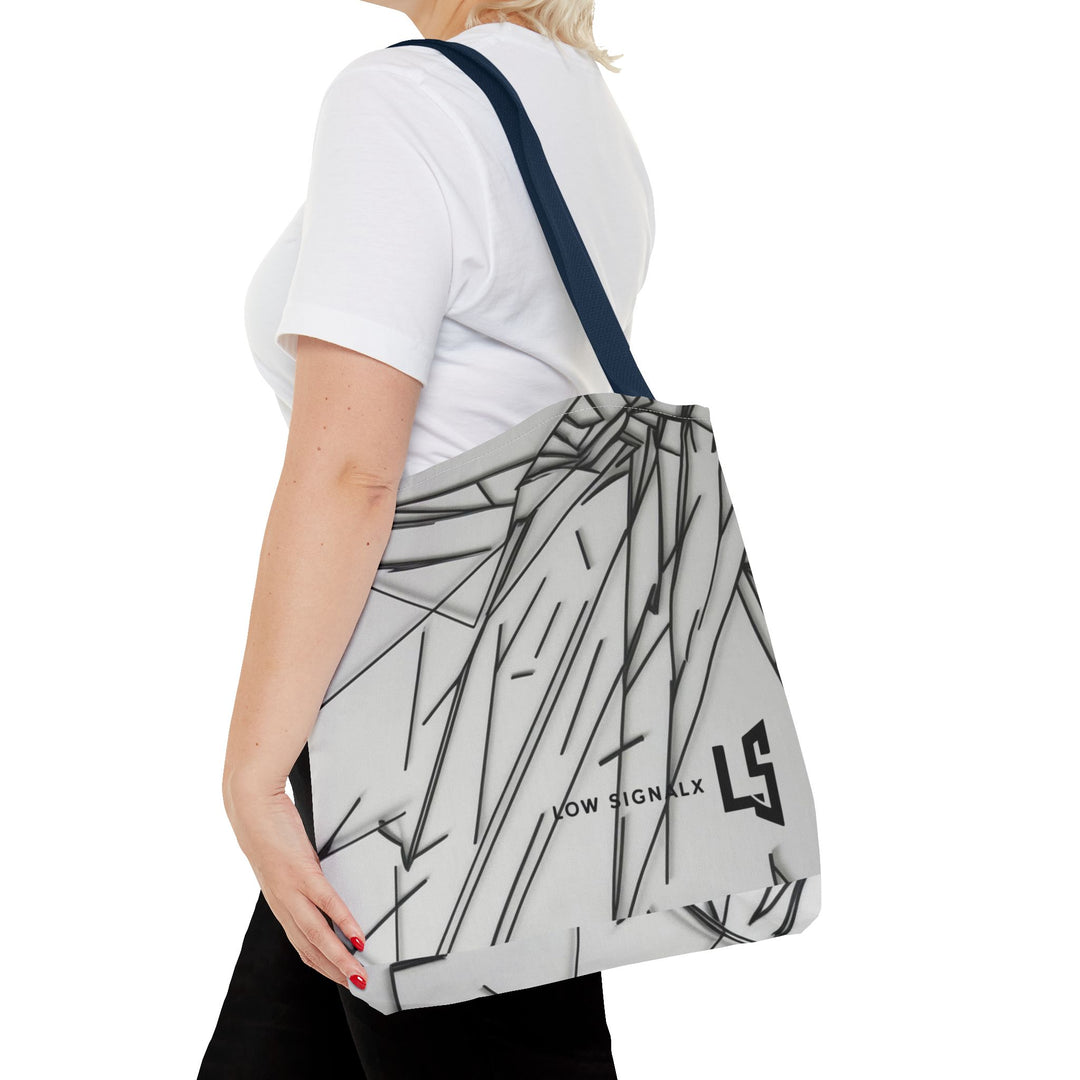 Modern Minimalist Tote Bag - Stylish Black and White Design for Everyday Use