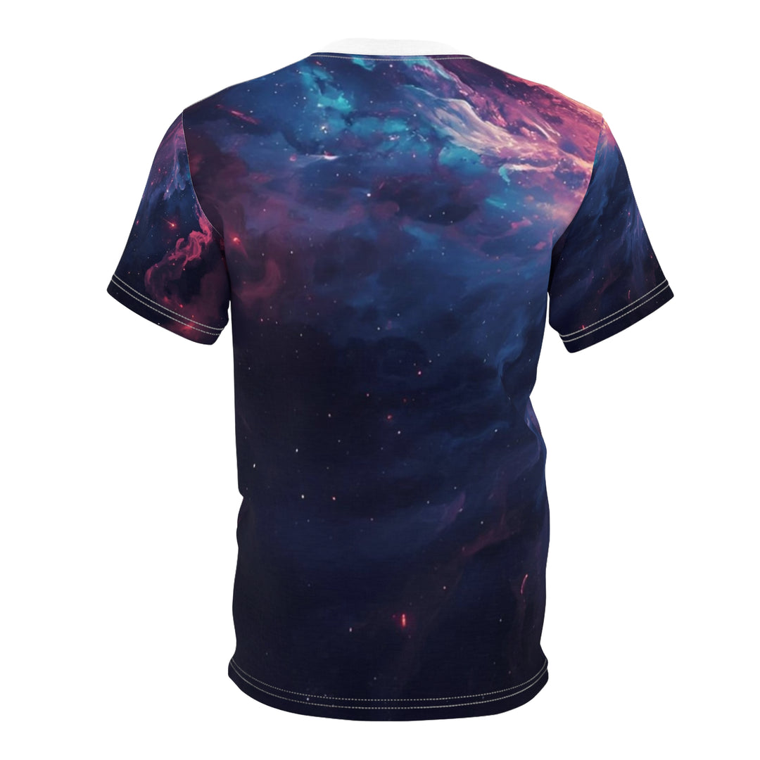 Galaxy Nebula Tee — Low Signalx Cosmic Swirl All-Over Print Shirt