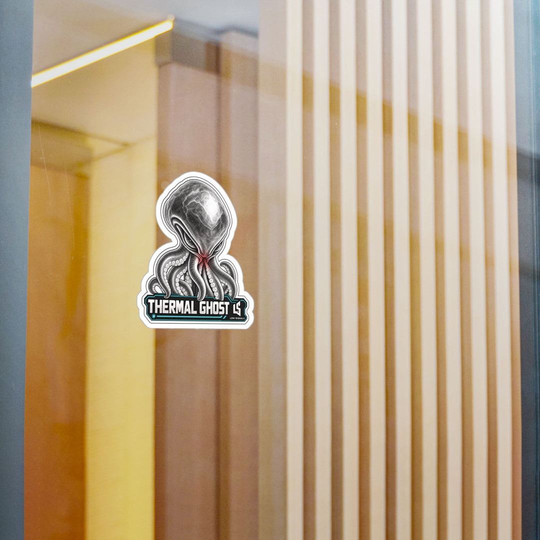 Thermal Ghost — Low SignalX Alien Vinyl Sticker