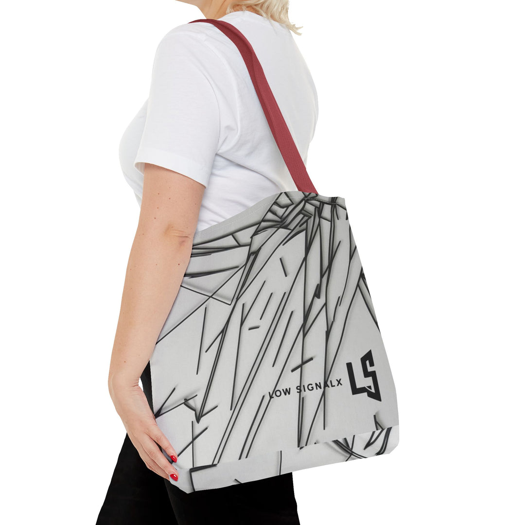 Modern Minimalist Tote Bag - Stylish Black and White Design for Everyday Use
