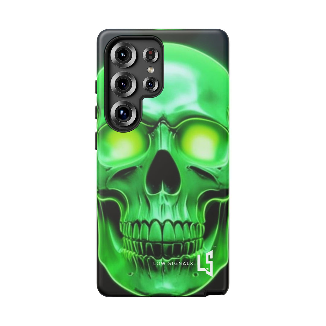 Samsung Galaxy S25 ULTRA - S10 PLUS Glow-in-the-Dark Skull Phone Case - Tough Cases for Everyday Use