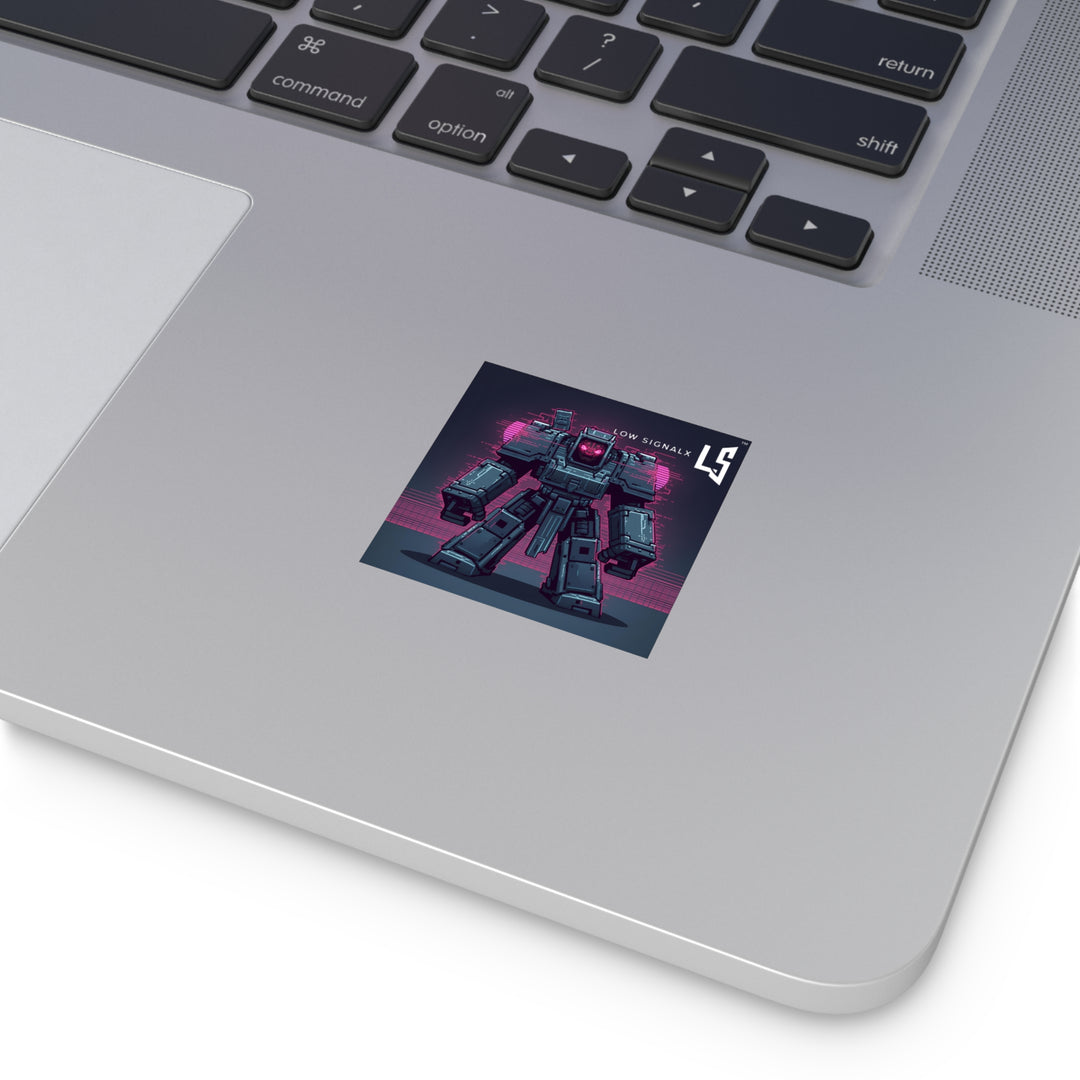 Retro Robot Vinyl Stickers | Cool Tech Decals, Gamer Gifts, Laptop Stickers, Art Supplies, Home/Office Decor