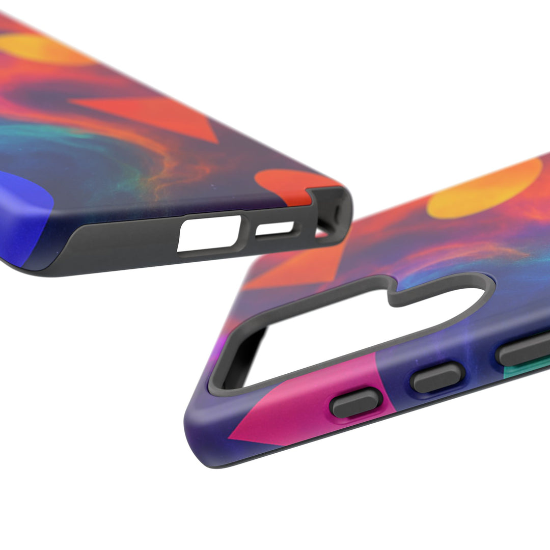 Samsung Galaxy S25 - S21 Vibrant Tough Phone Case with Abstract Design