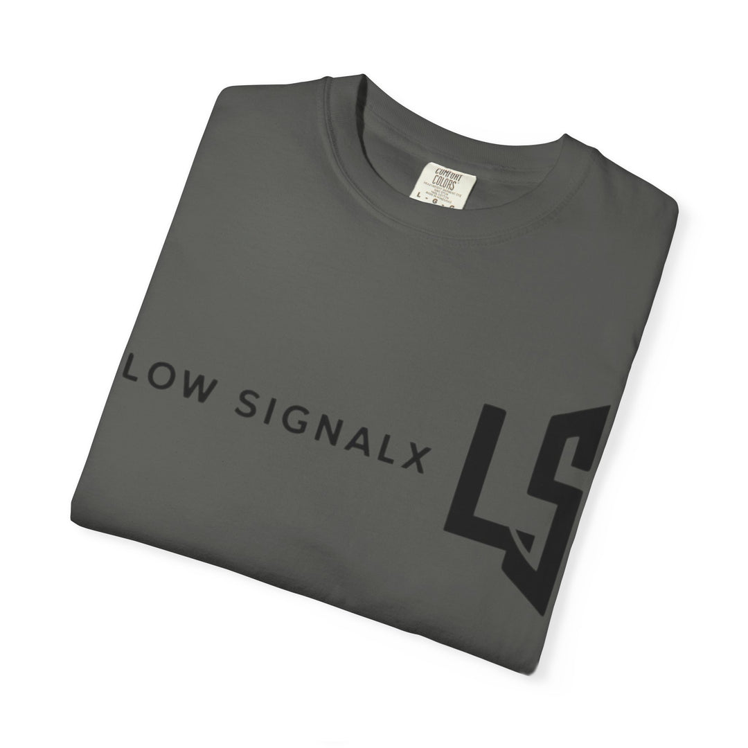 Trendy Unisex Garment-Dyed T-Shirt - LOW SIGNALX Graphic Tee