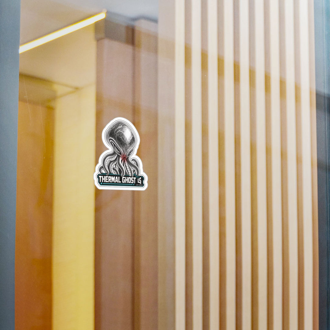 Thermal Ghost — Low SignalX Alien Vinyl Sticker