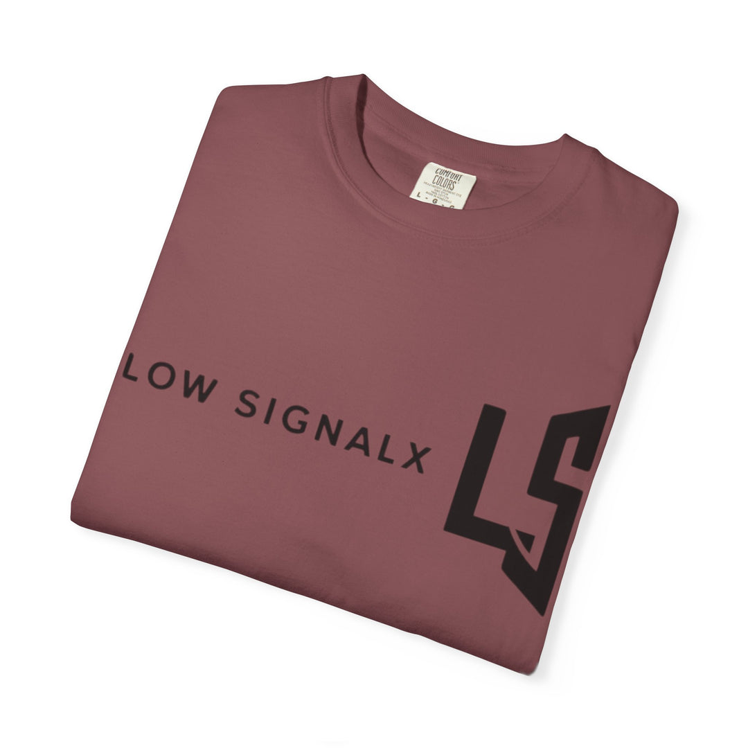 Trendy Unisex Garment-Dyed T-Shirt - LOW SIGNALX Graphic Tee