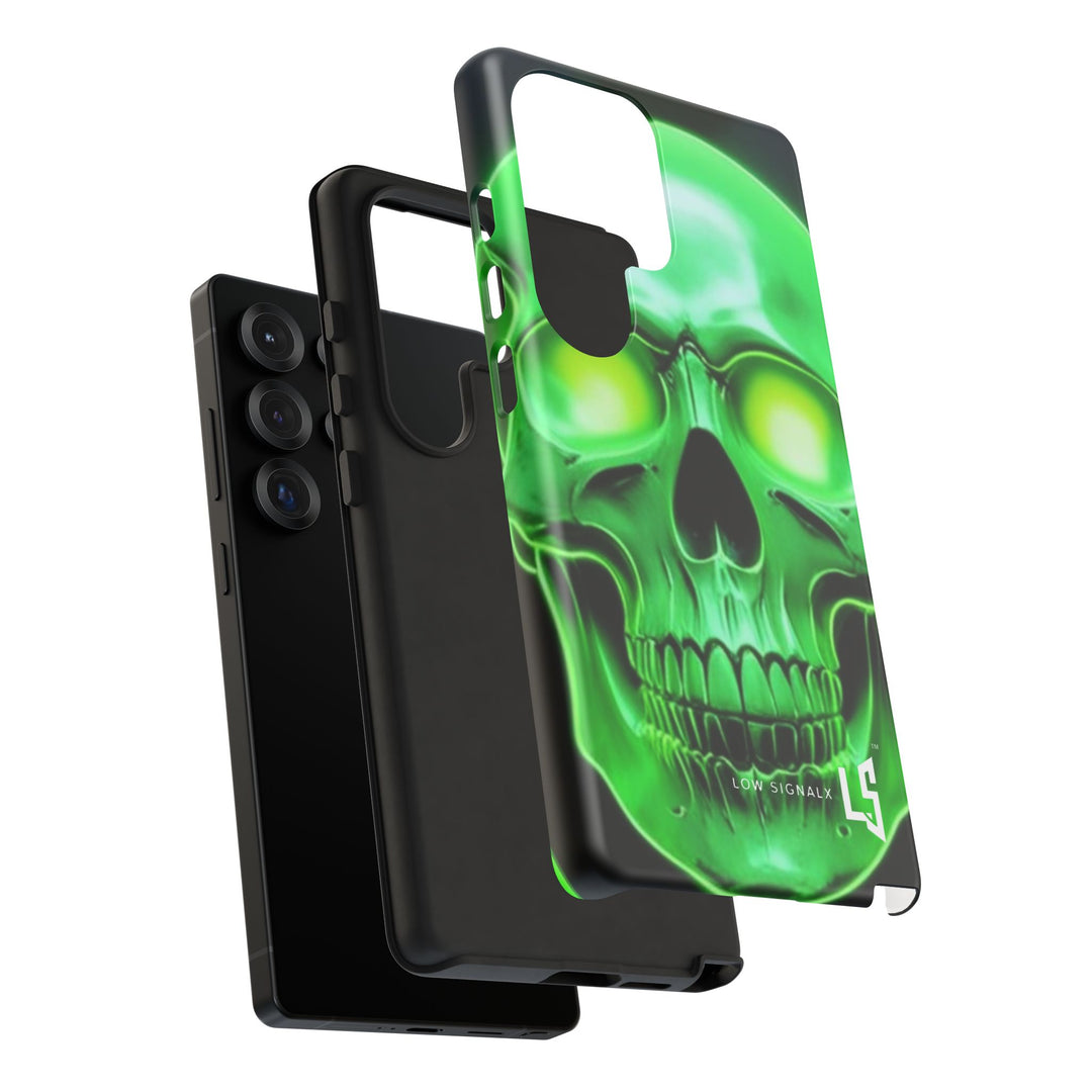 Samsung Galaxy S25 ULTRA - S10 PLUS Glow-in-the-Dark Skull Phone Case - Tough Cases for Everyday Use