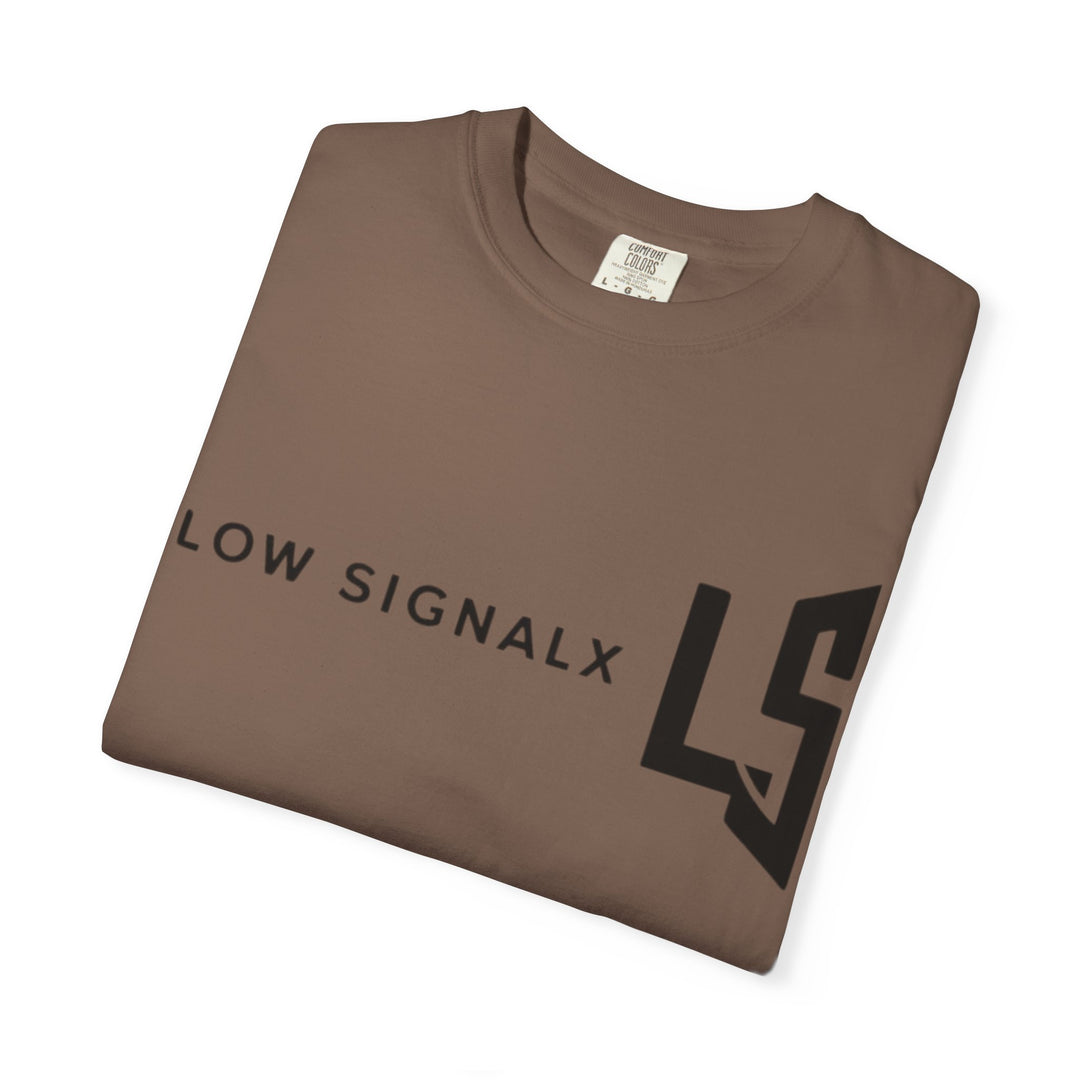 Trendy Unisex Garment-Dyed T-Shirt - LOW SIGNALX Graphic Tee