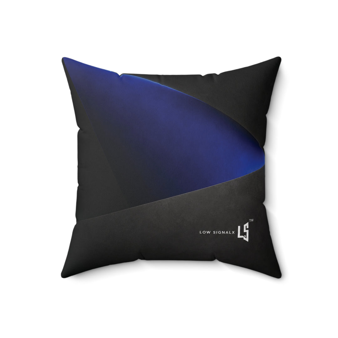 Low SignalX™ Cobalt Rift Accent Pillow — Blue & Graphite