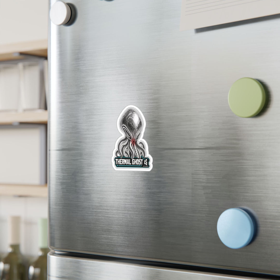 Thermal Ghost — Low SignalX Alien Vinyl Sticker