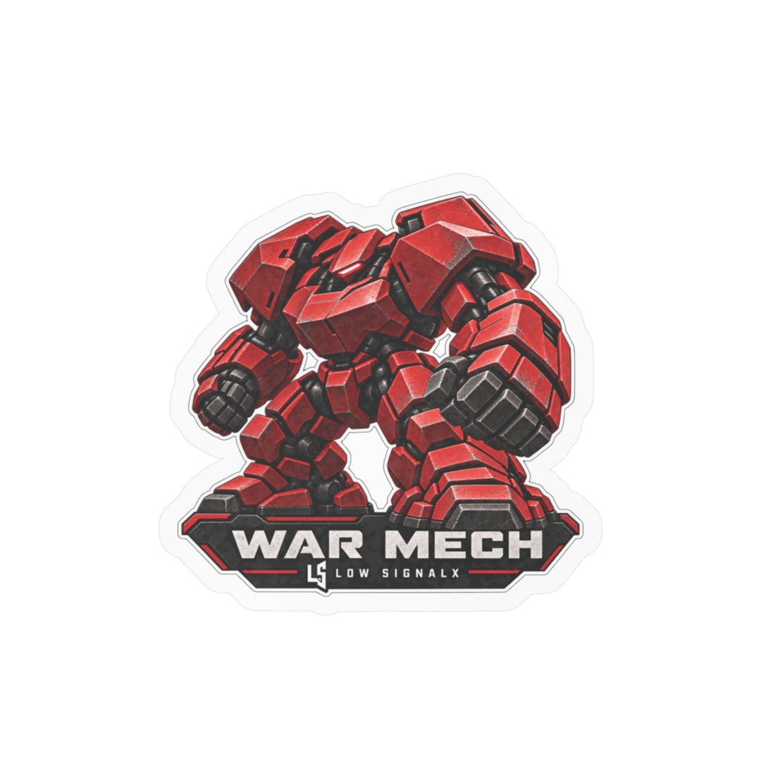 War Mech — Low SignalX Heavy Assault Vinyl Sticker