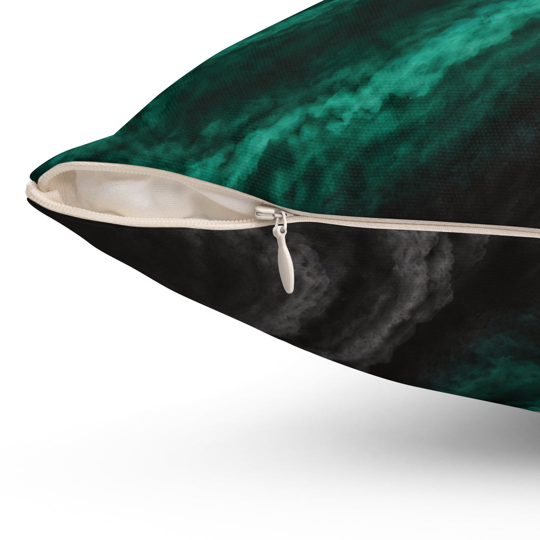 Low SignalX™ Phase Shift Accent Pillow — Teal & Graphite