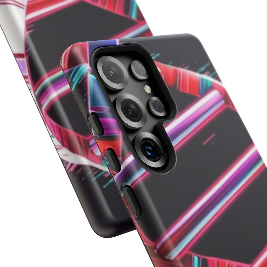 Samsung Galaxy S25 - S21 DNA Design Tough Cases Phone Case, Vibrant Design Cell Phone Case