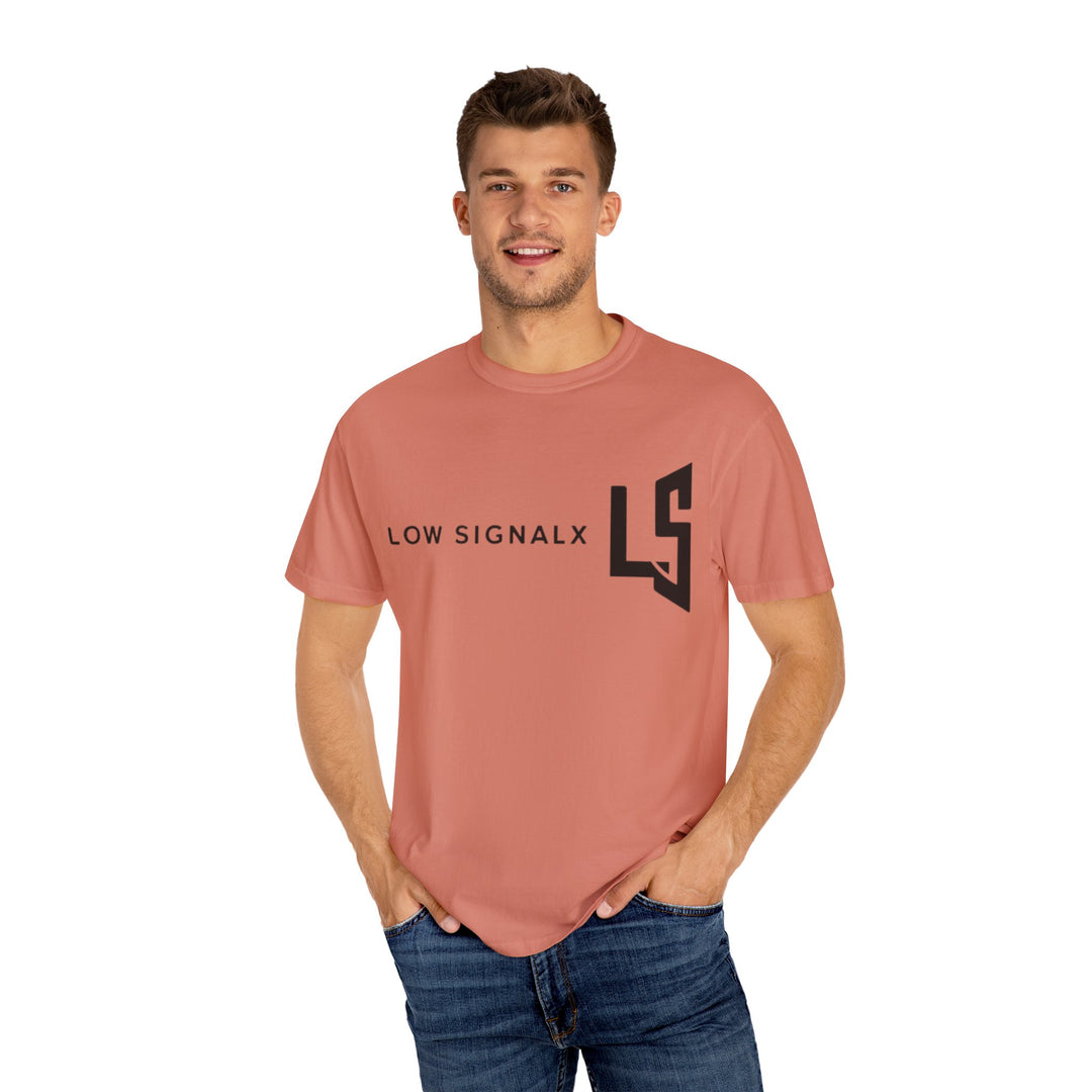 Trendy Unisex Garment-Dyed T-Shirt - LOW SIGNALX Graphic Tee