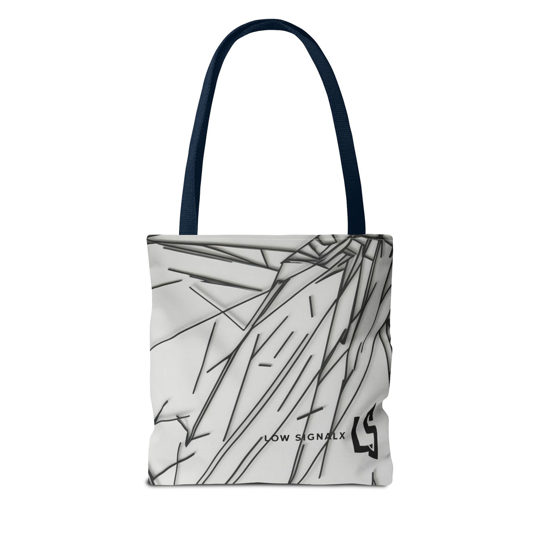 Modern Minimalist Tote Bag - Stylish Black and White Design for Everyday Use