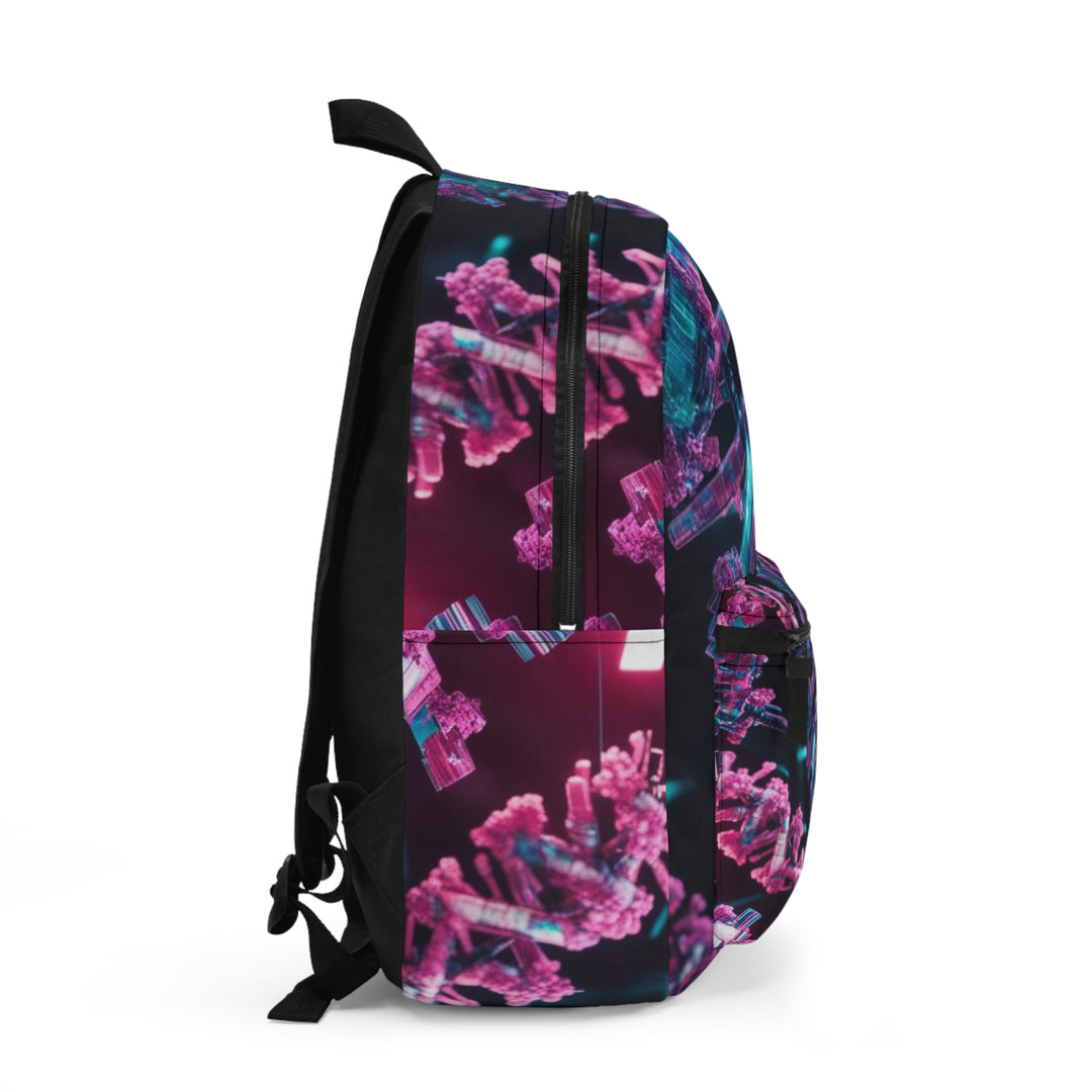 Futuristic Neon Backpack - Perfect for Students and Trendsetters