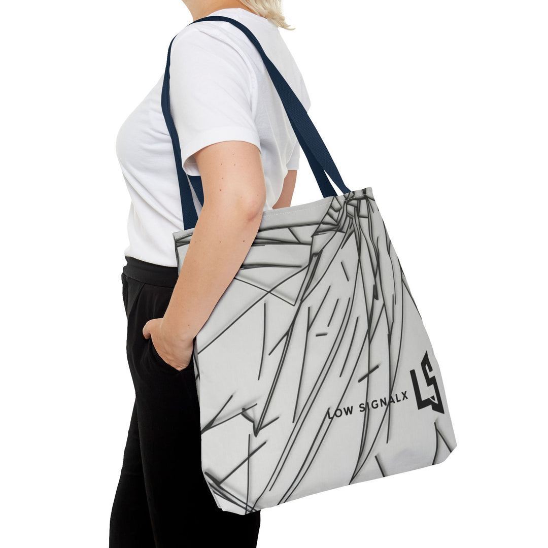 Modern Minimalist Tote Bag - Stylish Black and White Design for Everyday Use