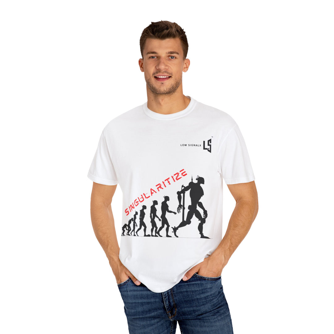 Singularitize Evolution T-Shirt | Unisex Graphic Tee, Casual Wear, Gift for Tech Lovers, Futuristic Fashion, Trendy Apparel
