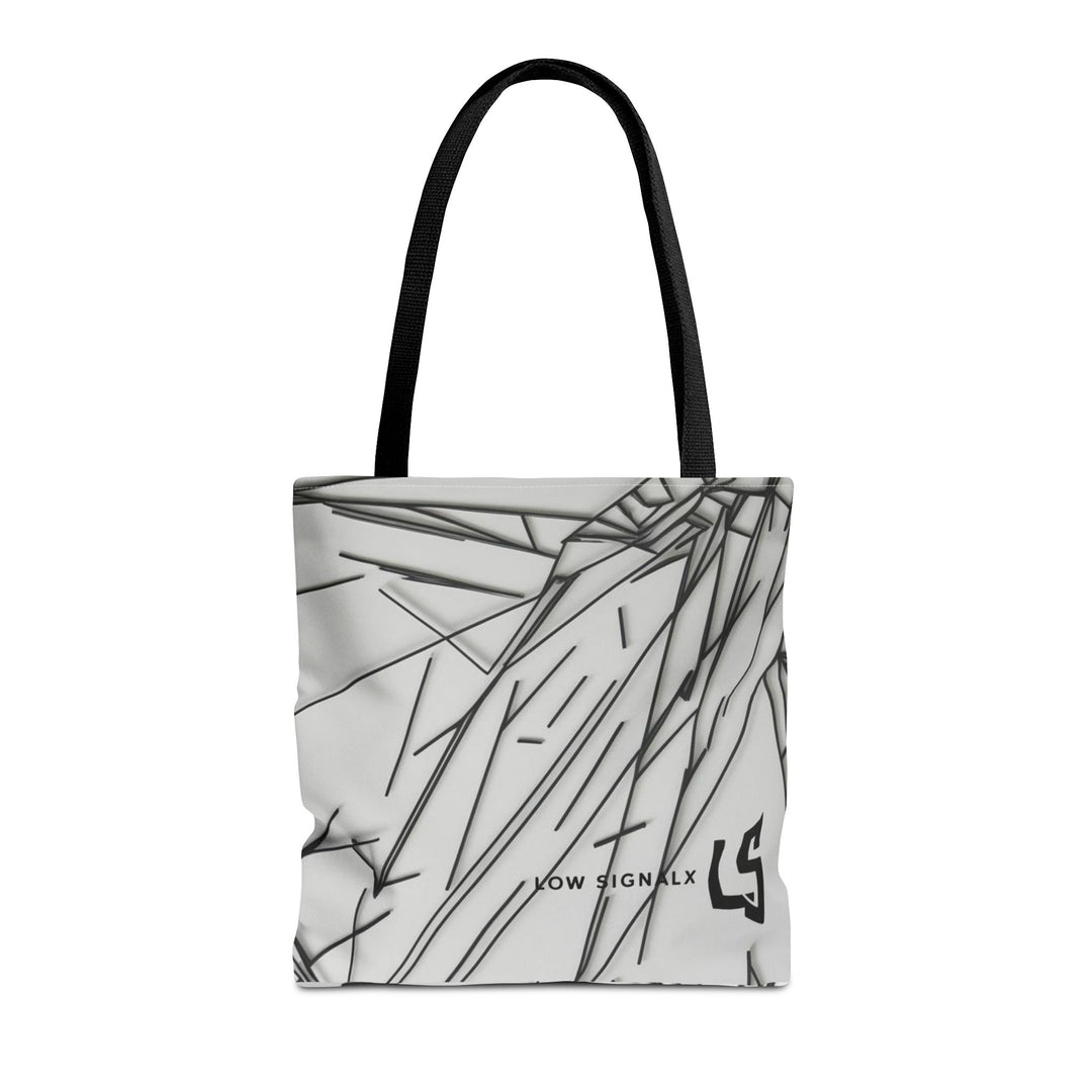 Modern Minimalist Tote Bag - Stylish Black and White Design for Everyday Use