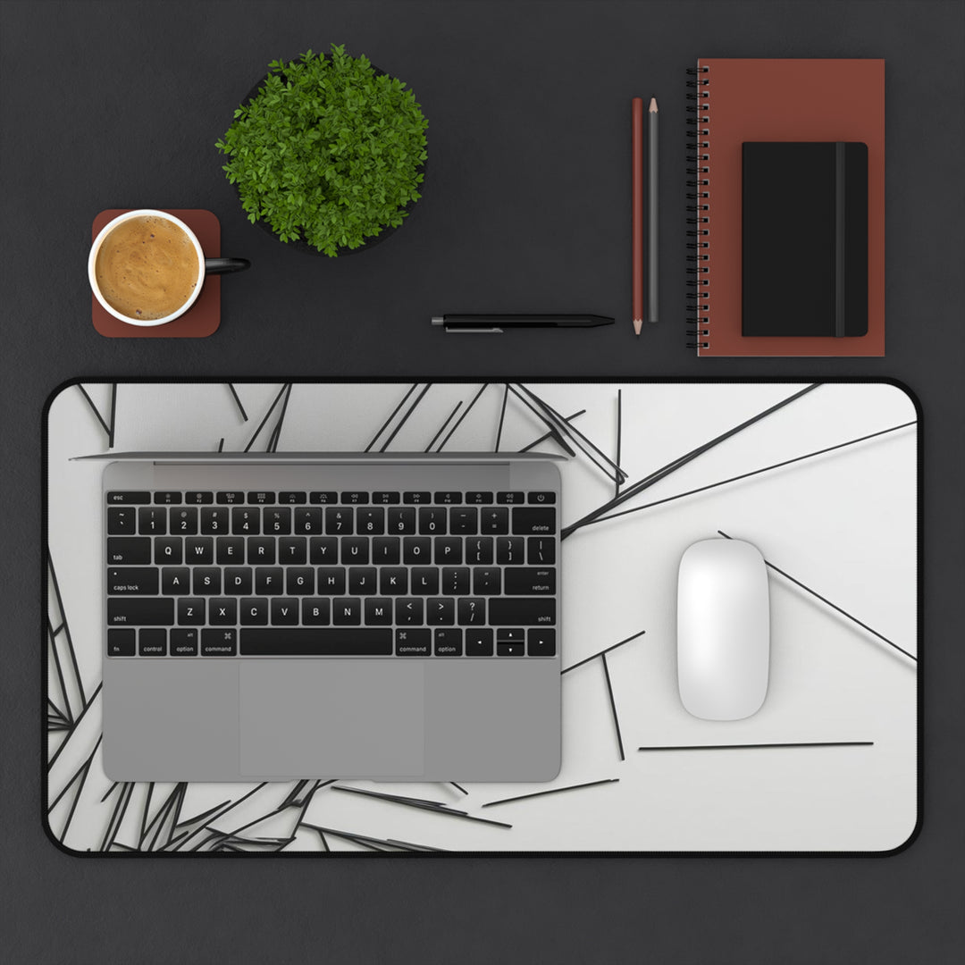 Stylish Office Desk Mat with Modern Abstract Design