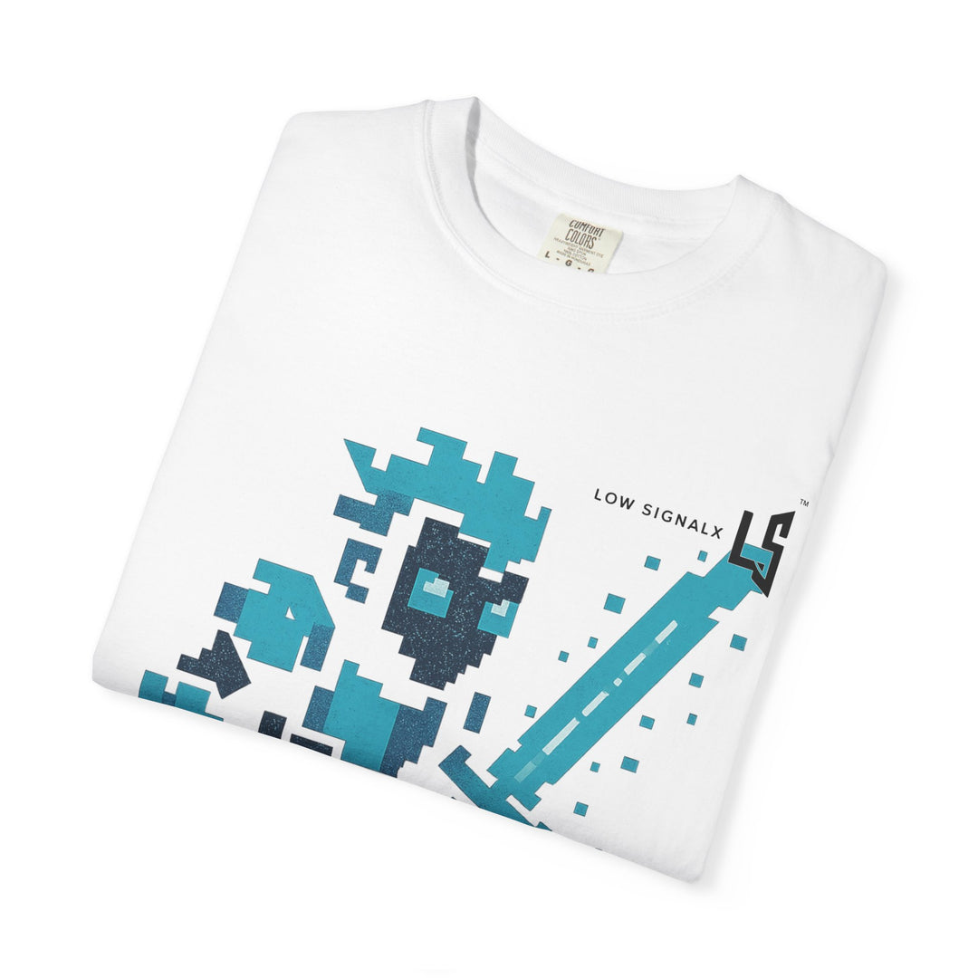 Pixel Art Adventure T-shirt, Gamer Tee, Unisex Casual Wear, Retro Gaming Apparel, Unique Gift for Gamers, Fun Comfortable Shirt