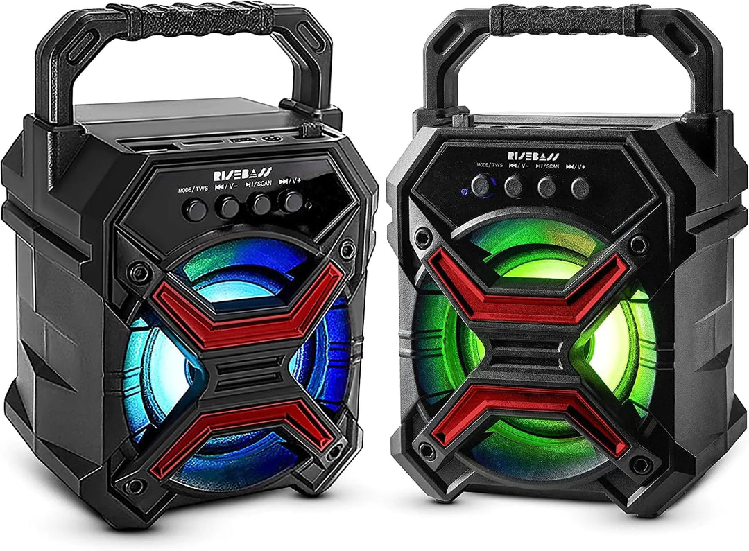 Portable Mini RGB Bluetooth Speaker – Waterproof & Loud with Deep Bass