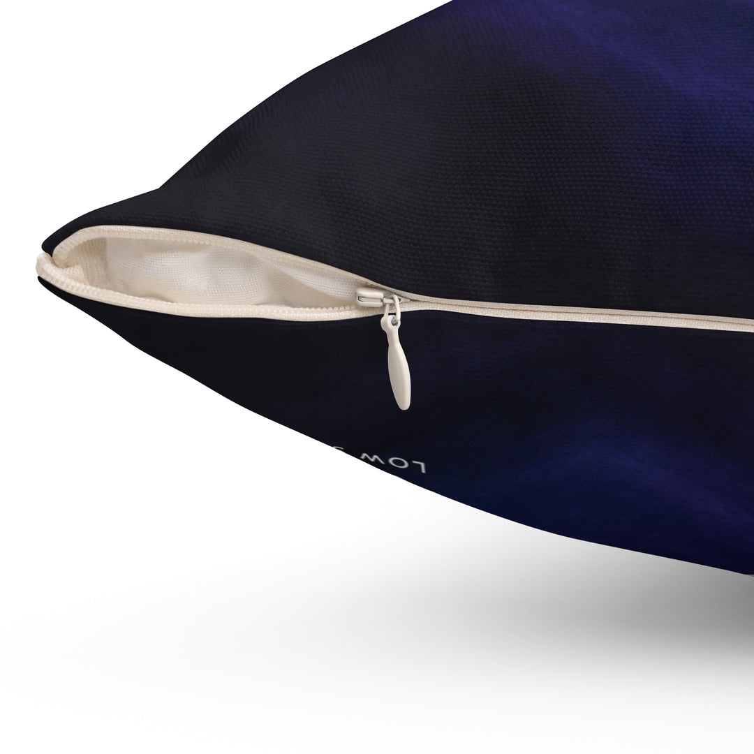 Low SignalX™ Dusk Drift Accent Pillow — Violet, Blue & Graphite