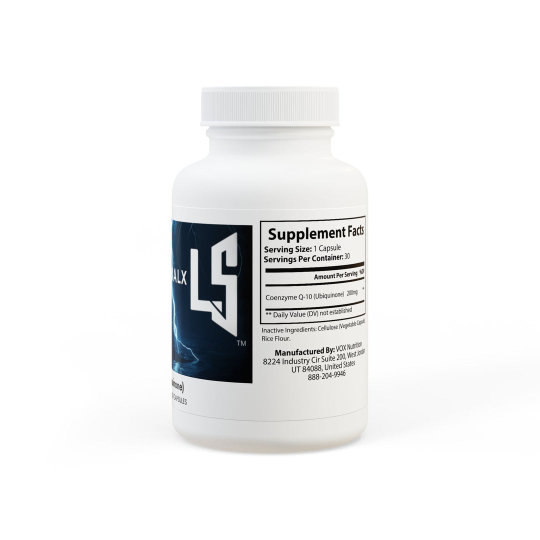CoQ10 (Ubiquinone) Supplement (30 Capsules)