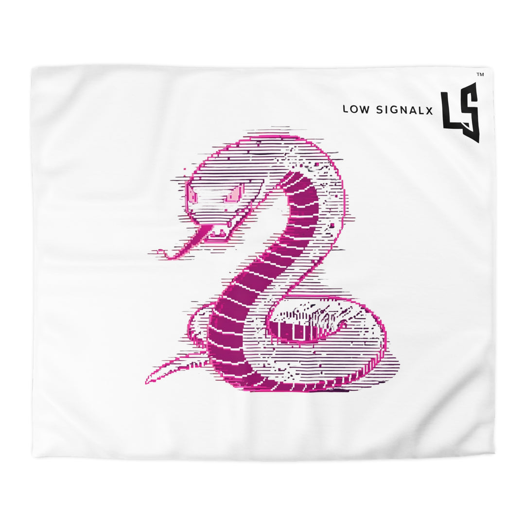 Stylish Microfiber Duvet Cover with Unique Pink Snake Design, Bedroom Decor, Gift for Home, Art Decor, Modern Bedroom